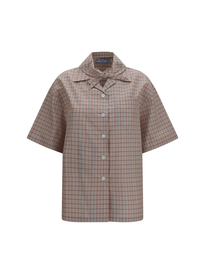 Short-sleeved Check Shirt 1