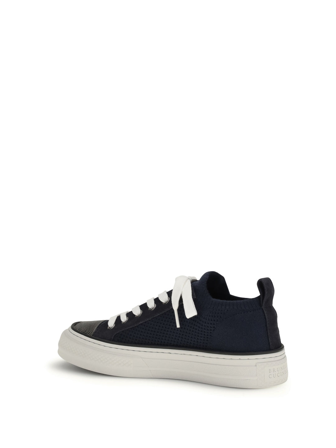 Cotton knit and suede Sneakers 3
