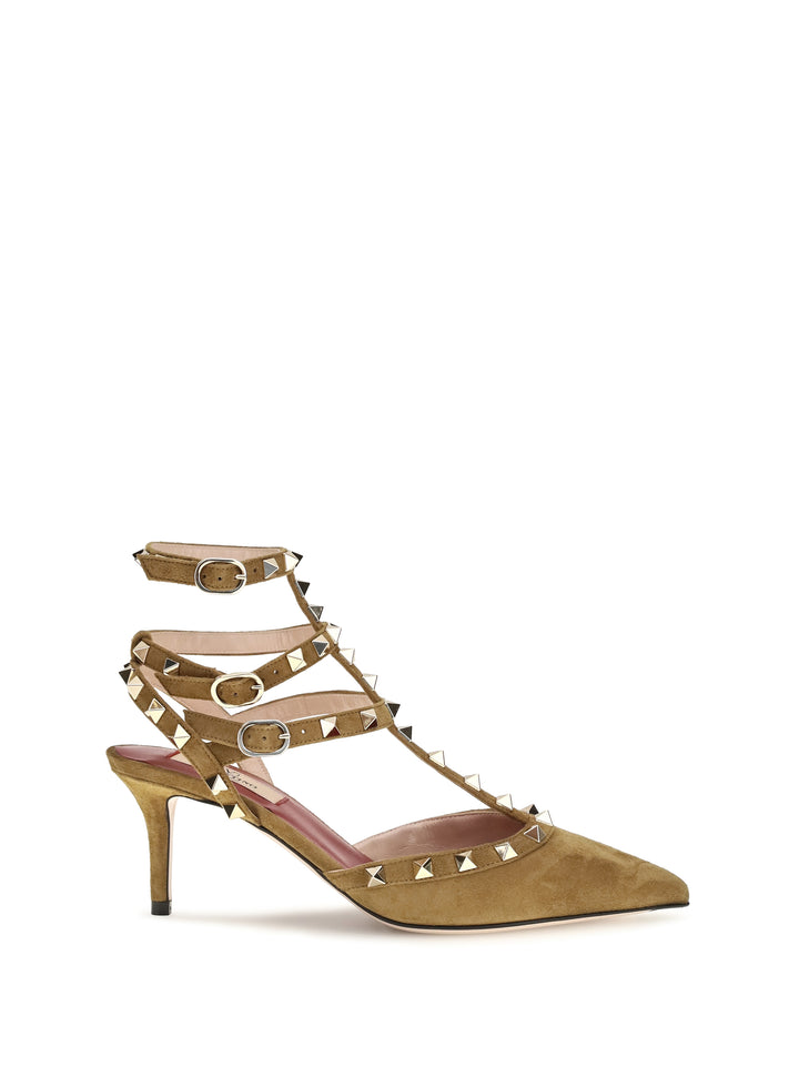 Rockstud suede Pumps 1