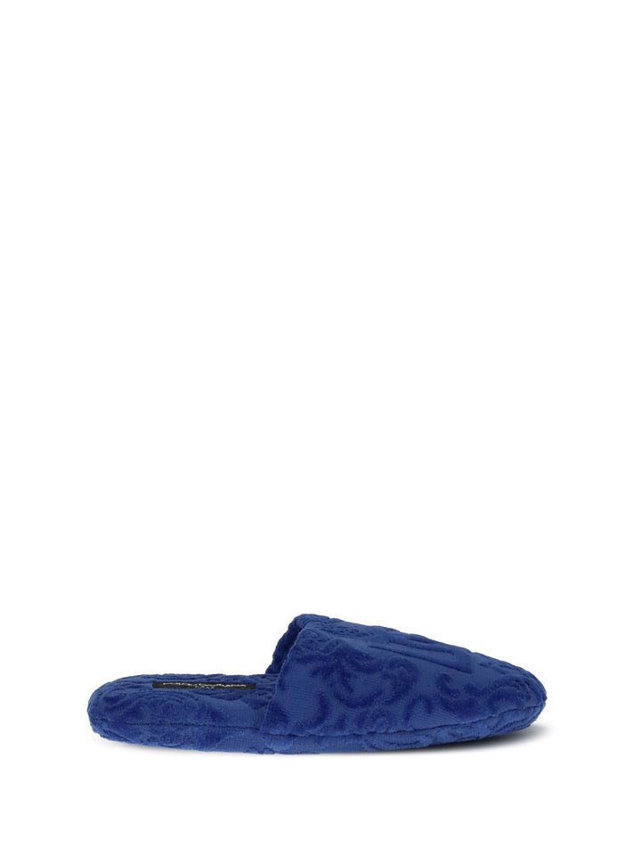 Jacquard cotton terry Slippers 1