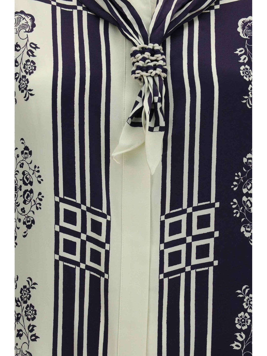 Banderra silk Shirt with scarf