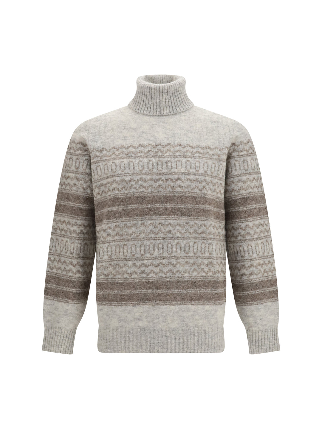 Fair Isle knit turtleneck Sweater 1