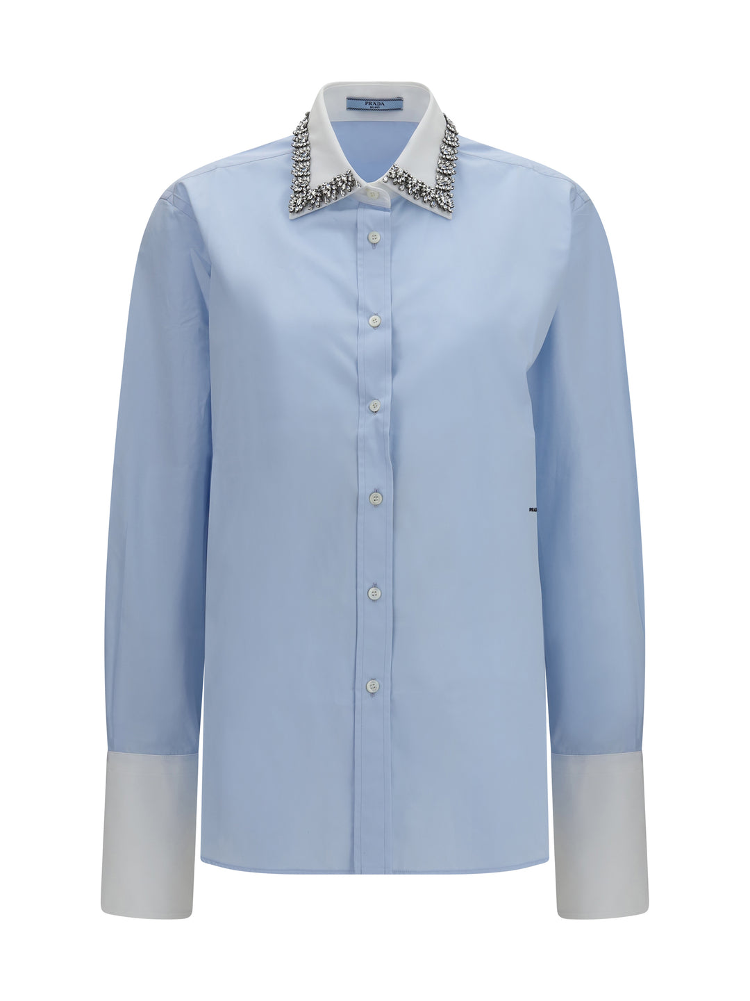 Jewel-embellished collar Shirt 1