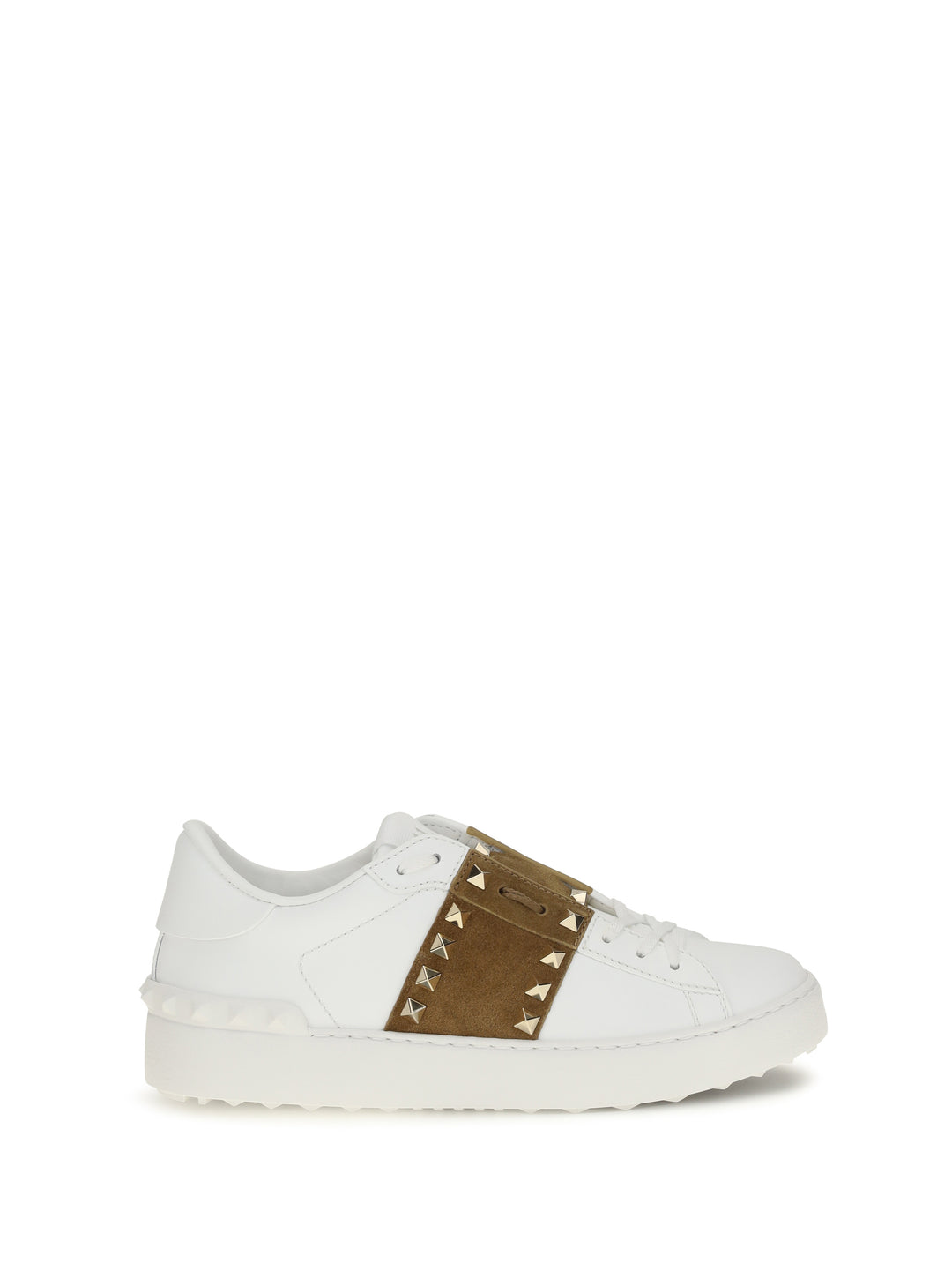 Rockstud Untitled Sneakers with suede band 1