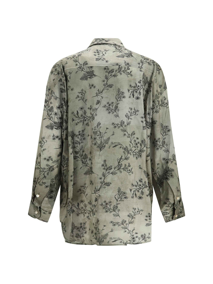 V-neck ruffle Shirt