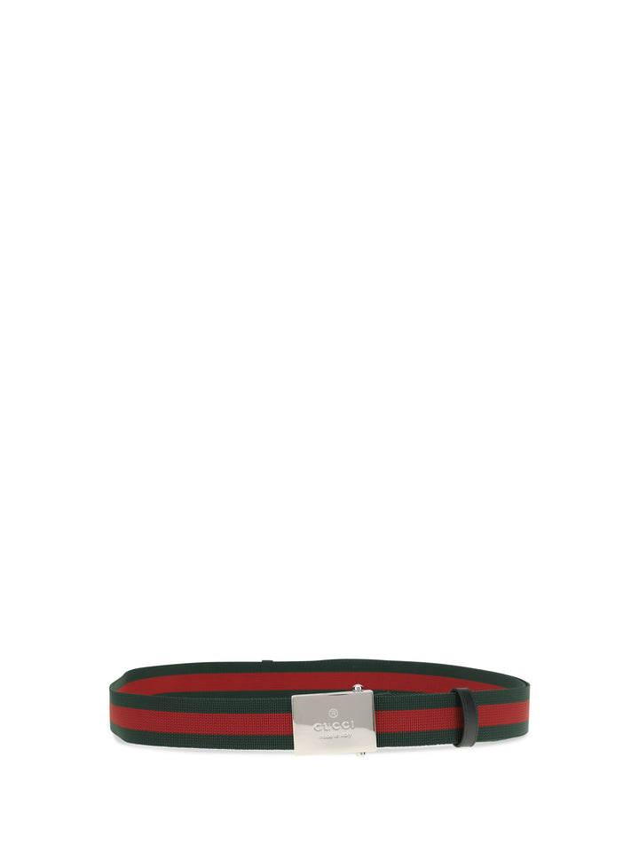 Web Ribbon Belt with rectangular buckle 2
