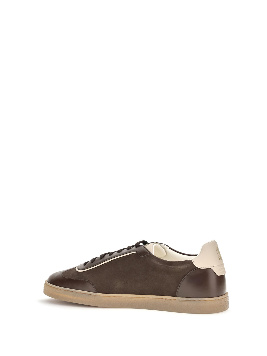 Leather Sneakers with suede details 3