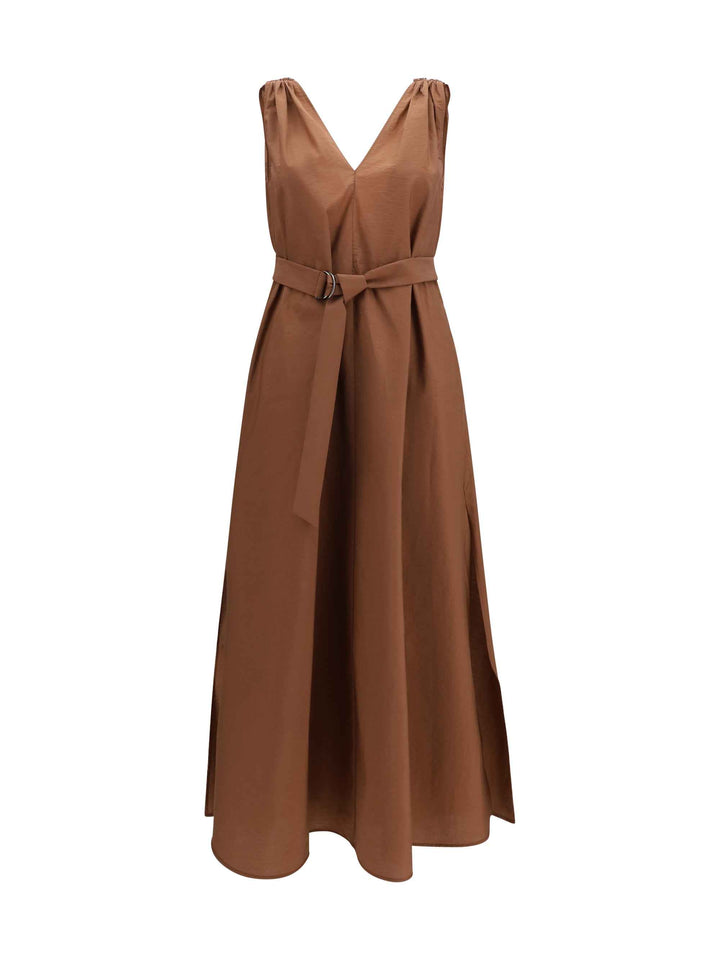 Cotton poplin Dress Precious Shoulder Detail