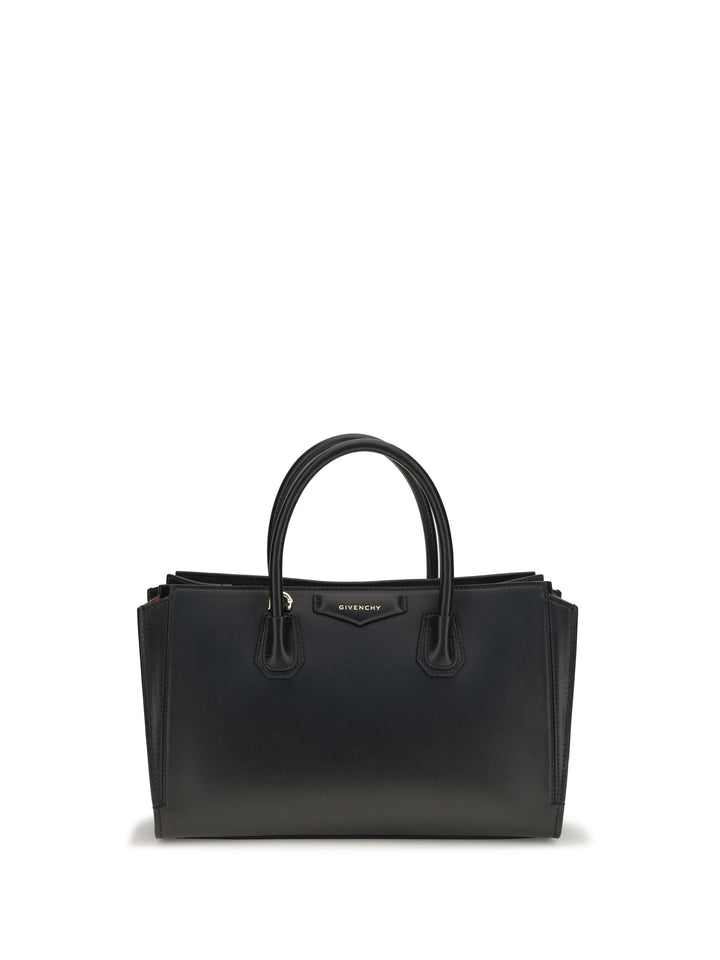 Small Antigona Catchall glossy grained leather Handbag 1