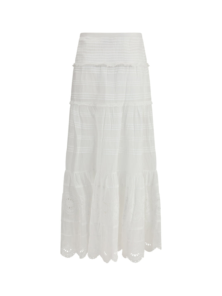 Paoline Long Cotton Skirt 2