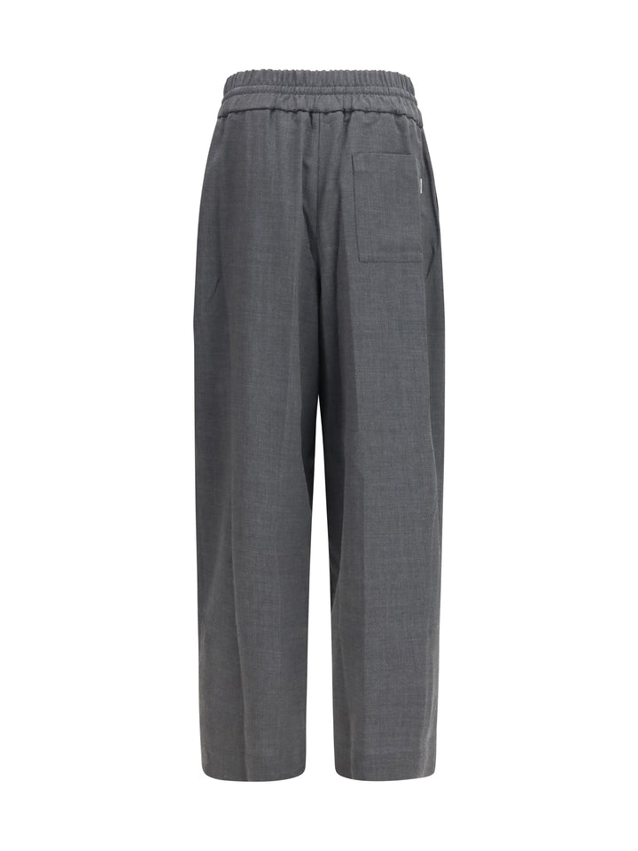 Wool Pants with elasticated waist 2