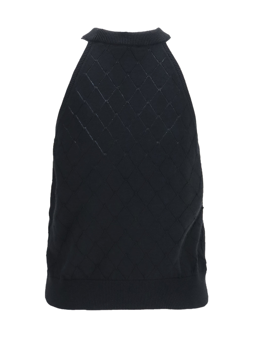 Sleeveless wool crewneck Top 2