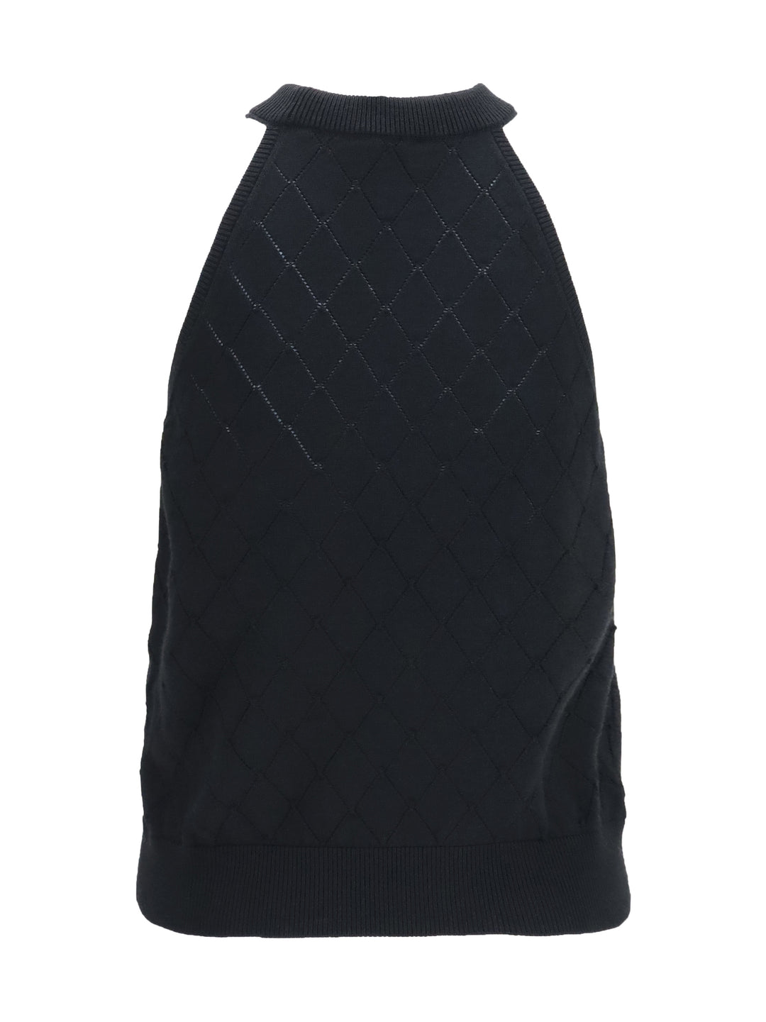 Sleeveless wool crewneck Top 2