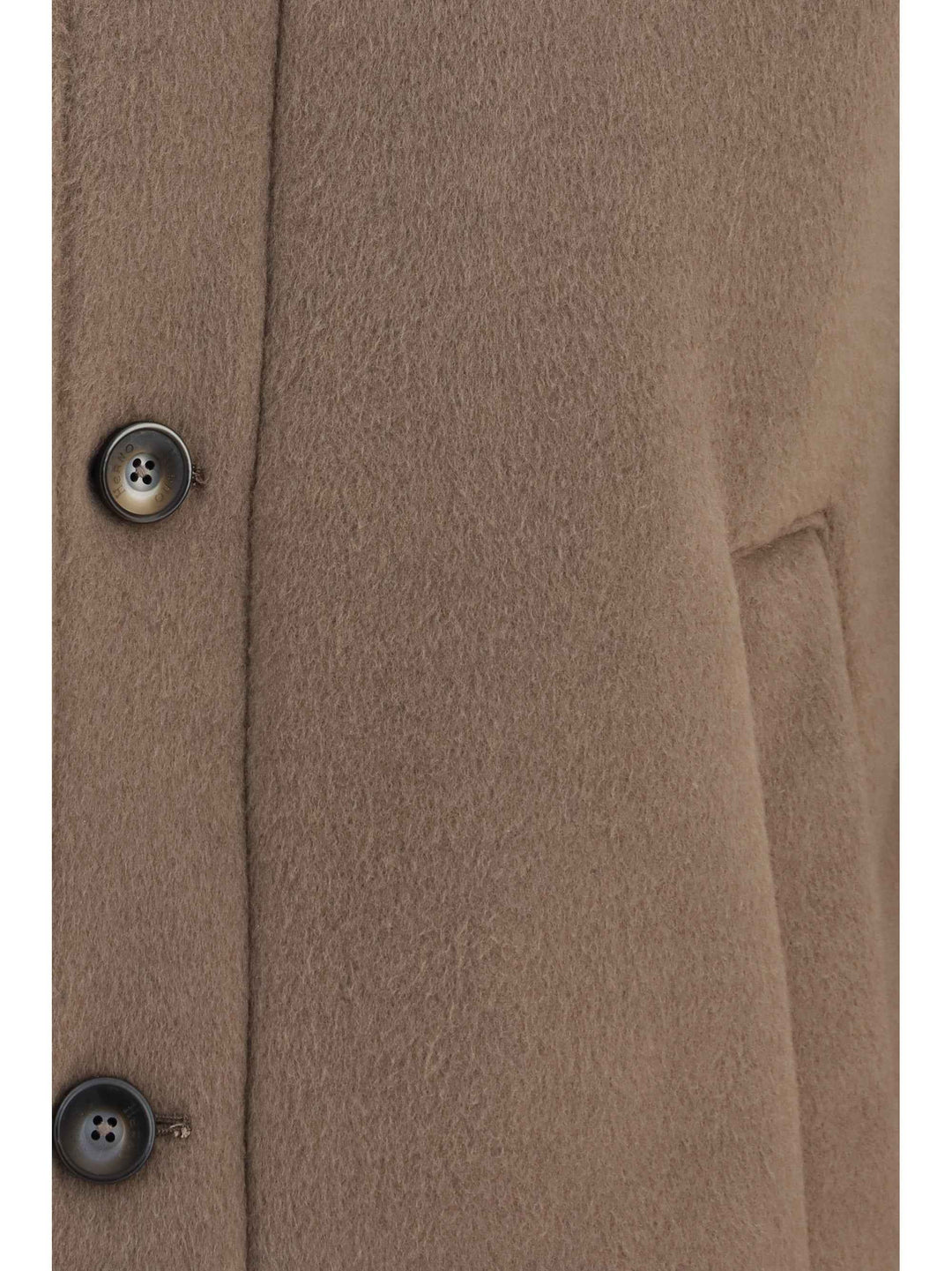 Hooded button-front Jacket