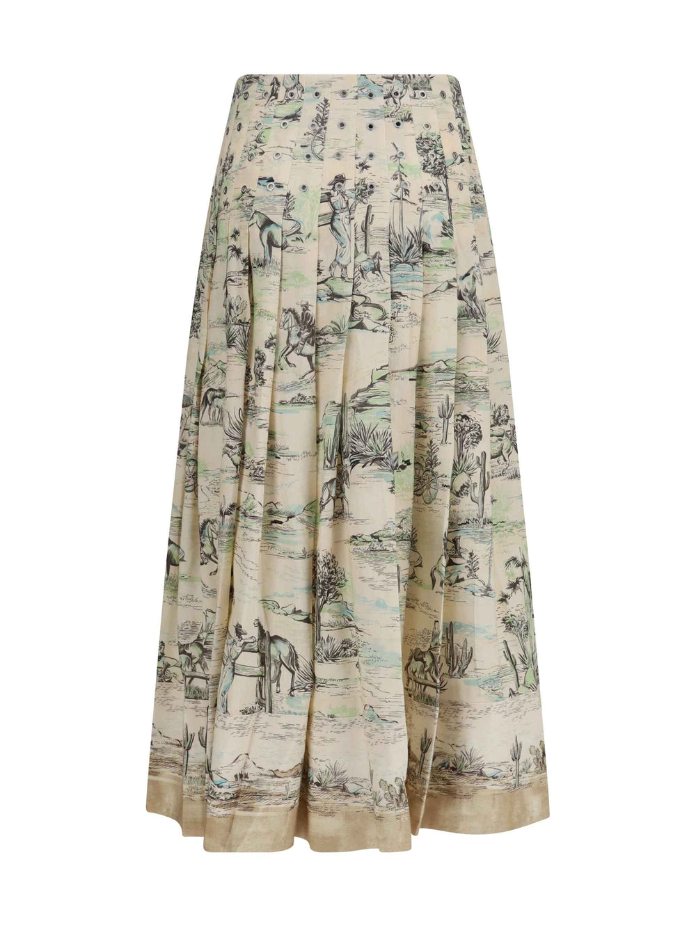 Scout linen midi Skirt