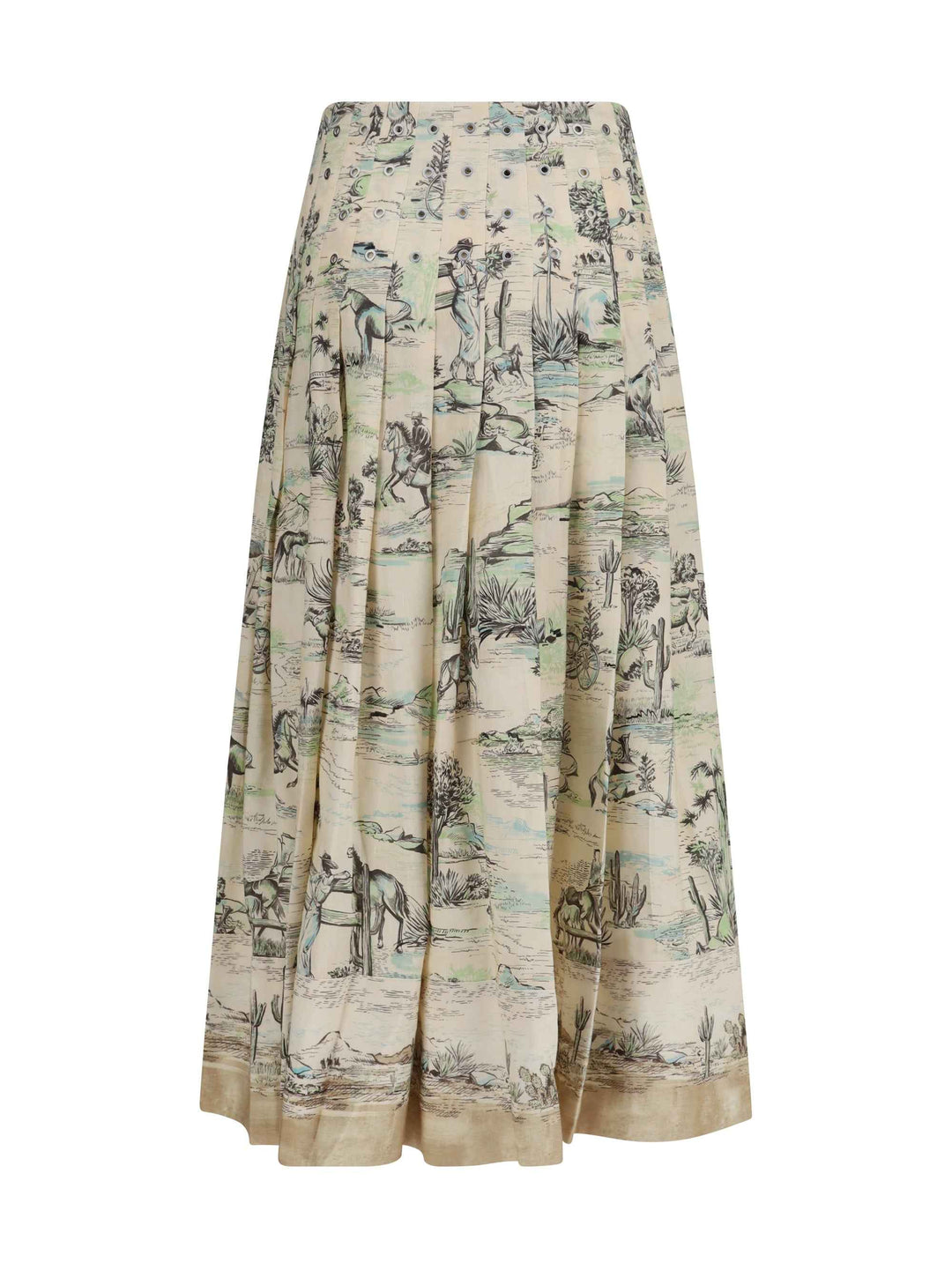 Scout linen midi Skirt