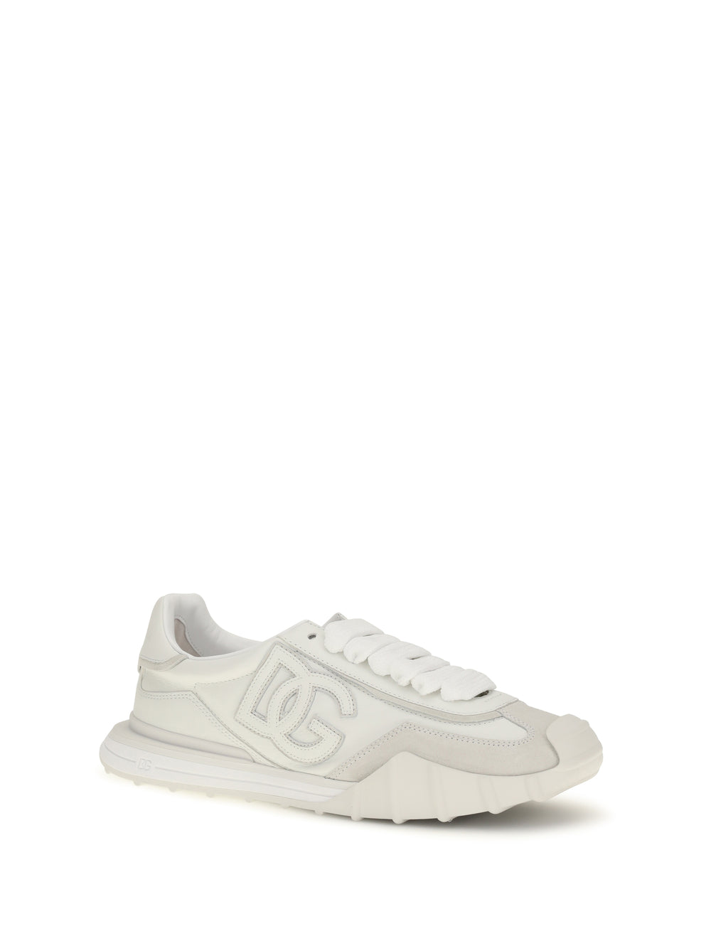 Athletic fabric and leather Sneakers 2