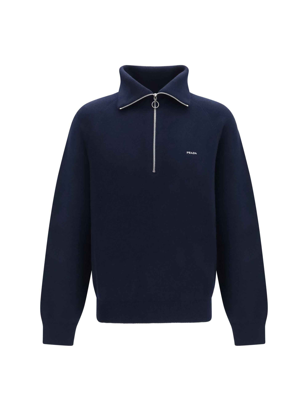 Half-zip wool and cashmere Sweater