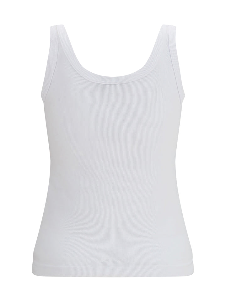 Ribbed Logo Tank Top 2