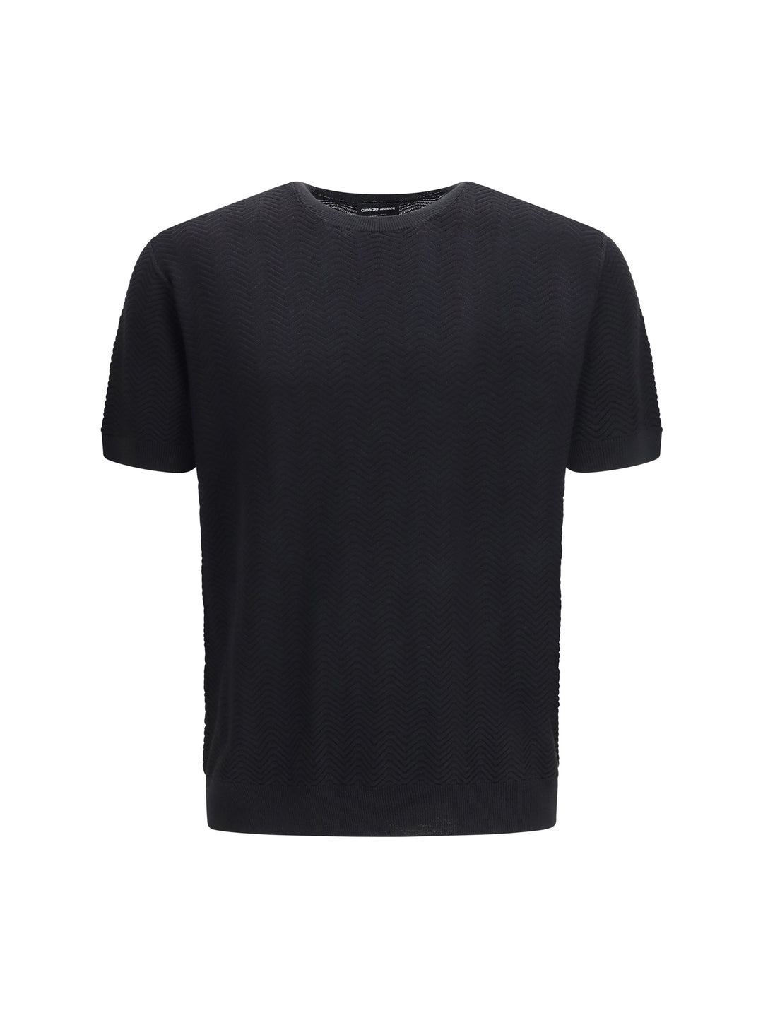 Short-sleeved cotton and silk Sweater 1