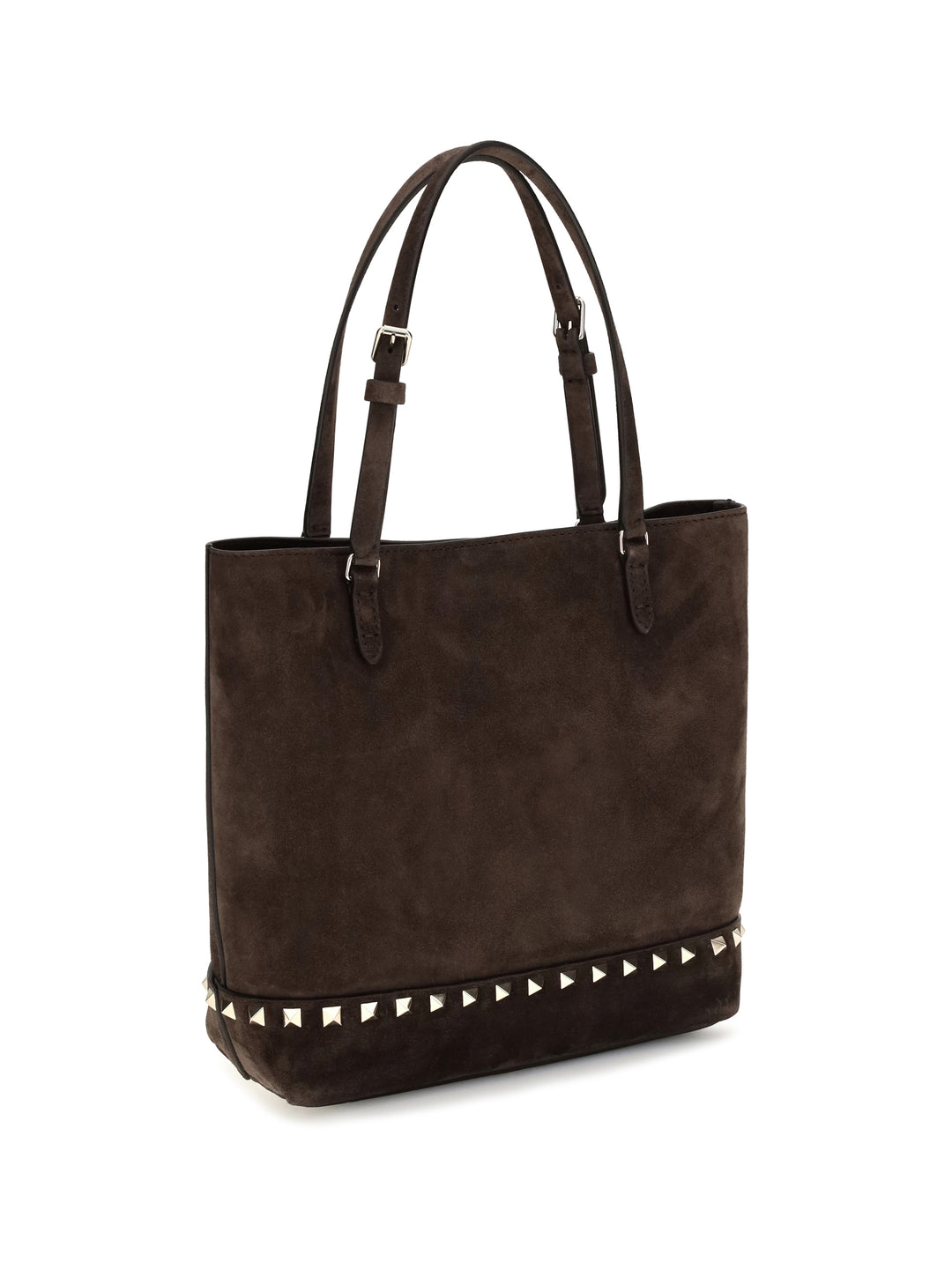 Small Rockstud suede Tote Bag 3