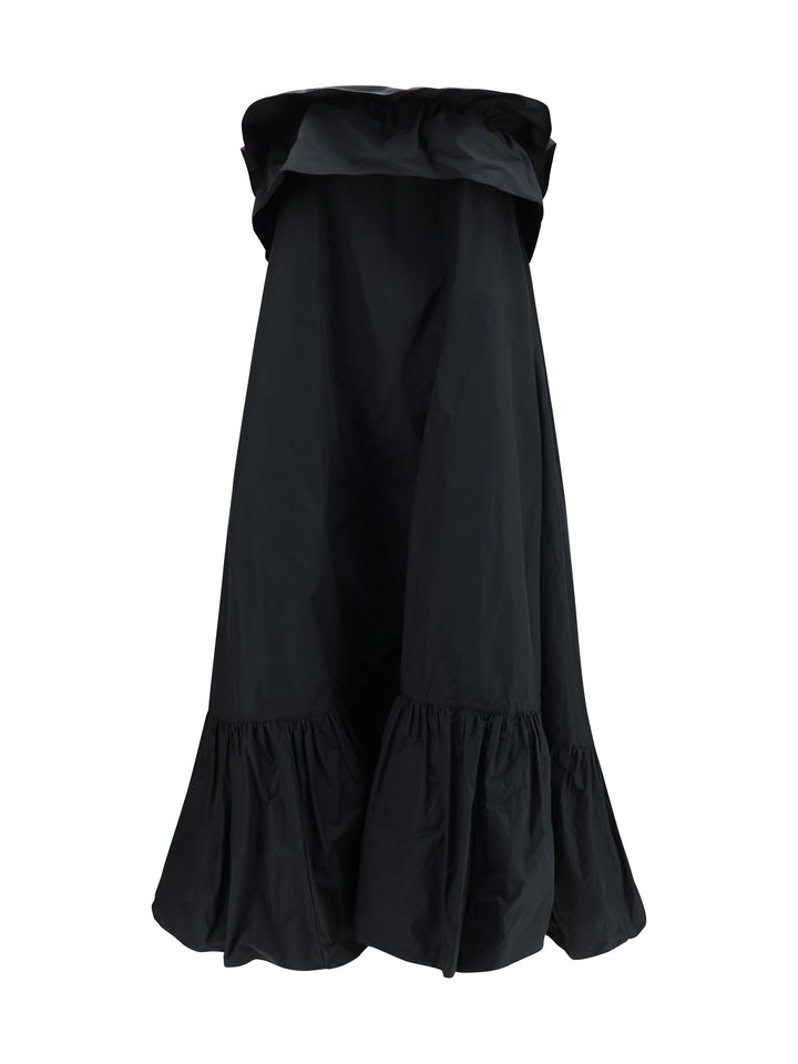 Sleeveless country Dress in technical canvas 1