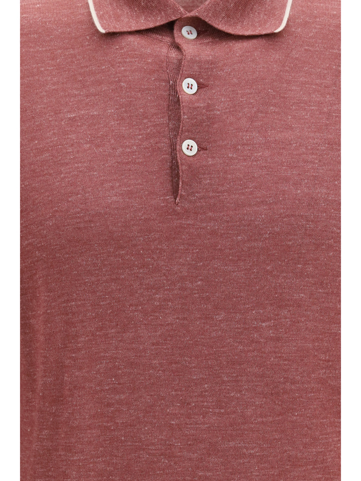 Lightweight cashmere, silk and hemp knit Polo 3