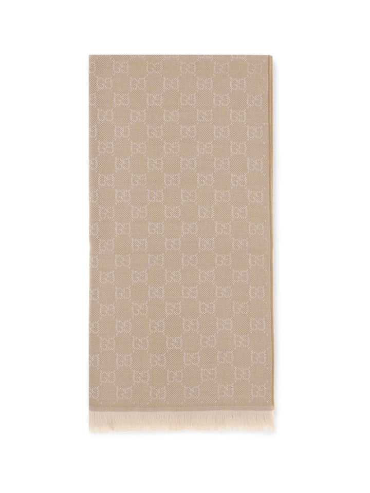 GG Supreme embroidered wool Scarf