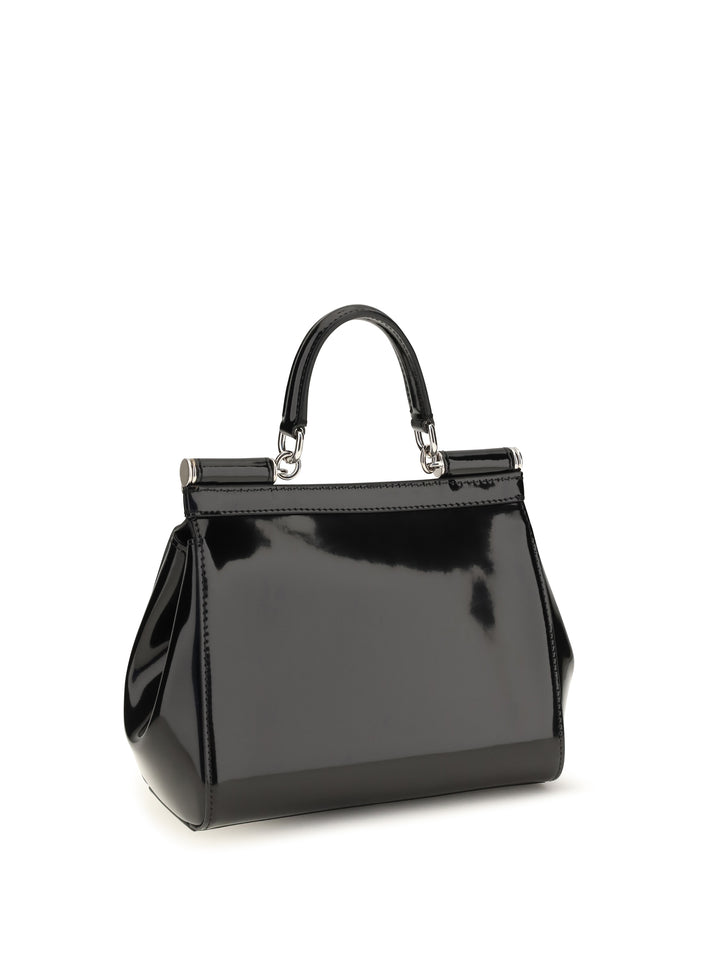 Small Sicily glossy calfskin Handbag 3