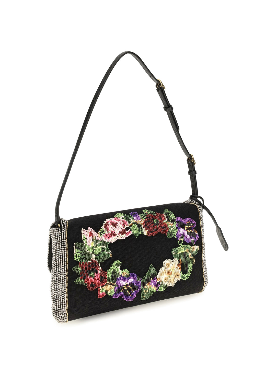 Small Devain embroidered Shoulder Bag 3