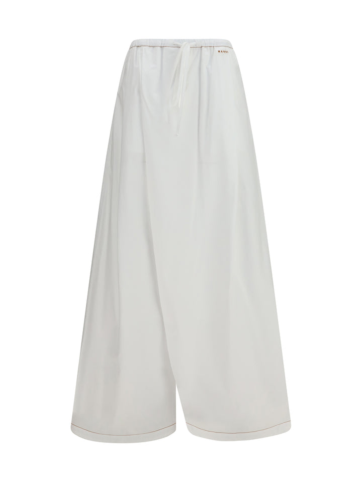 Draping wide-leg Pants 1