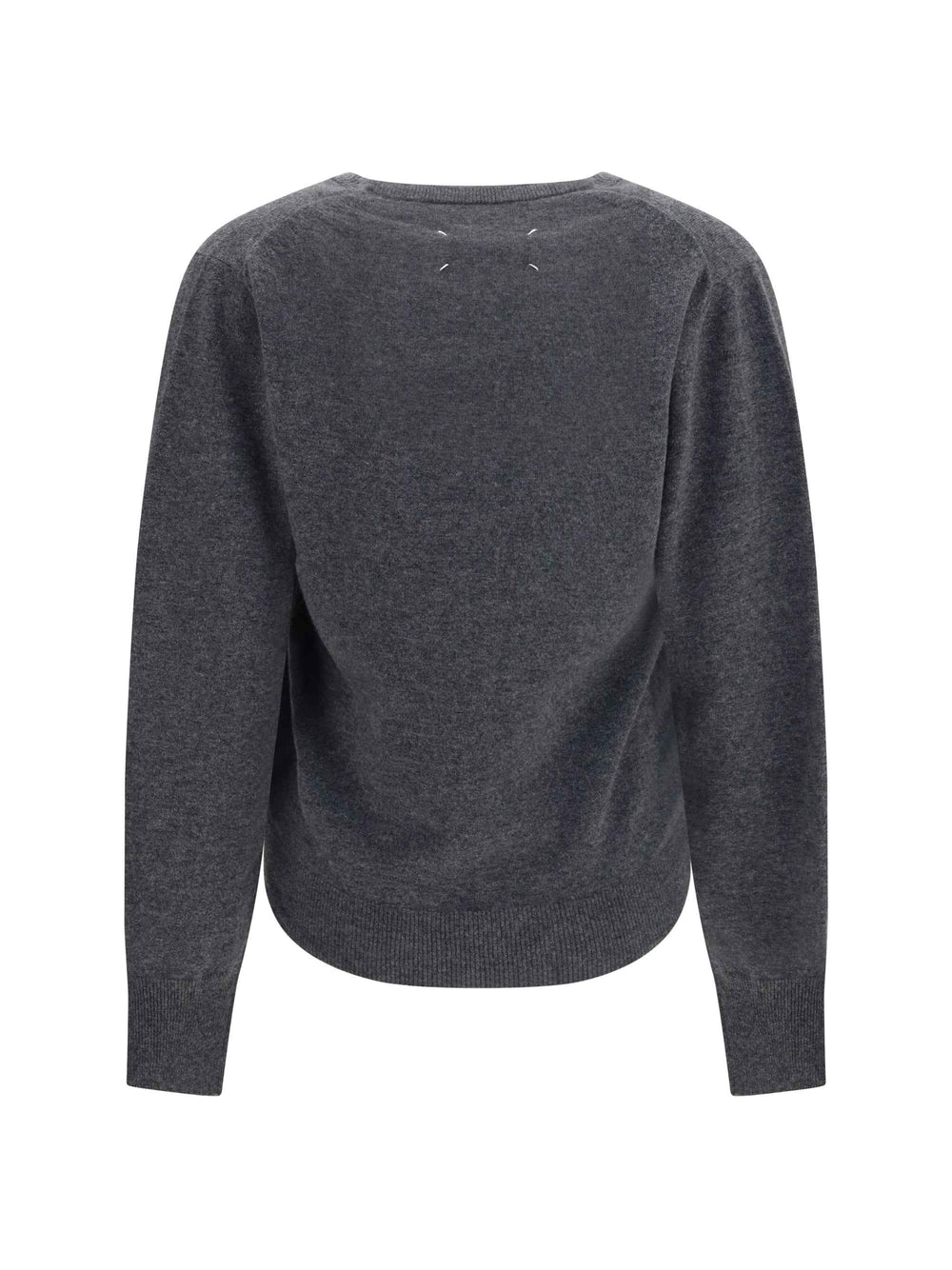 Wool Sweater with gathered neckline