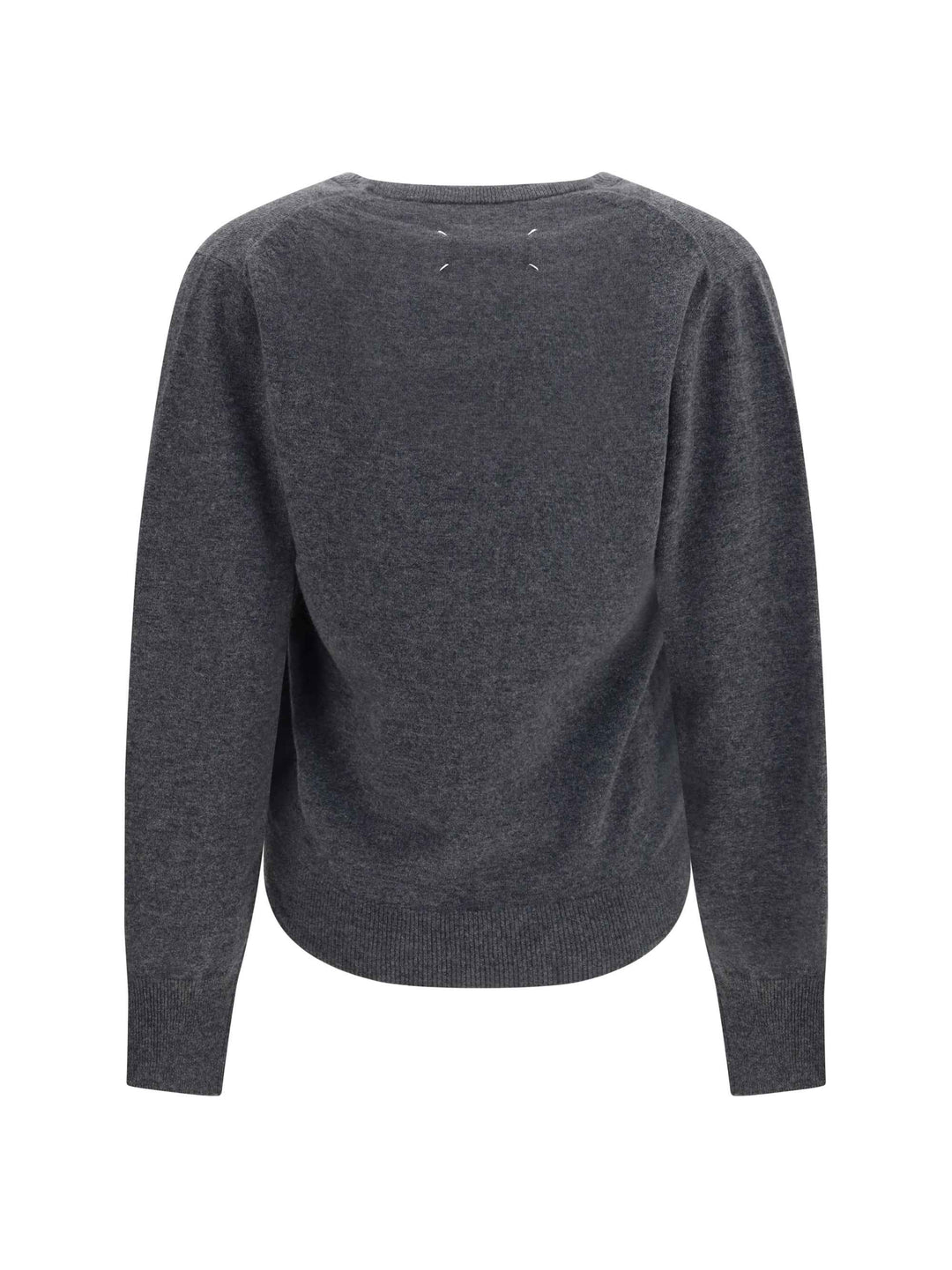 Wool Sweater with gathered neckline