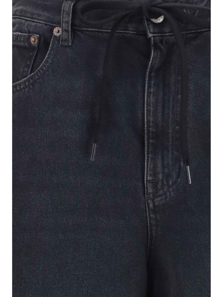 Straight-leg stretch denim Jeans