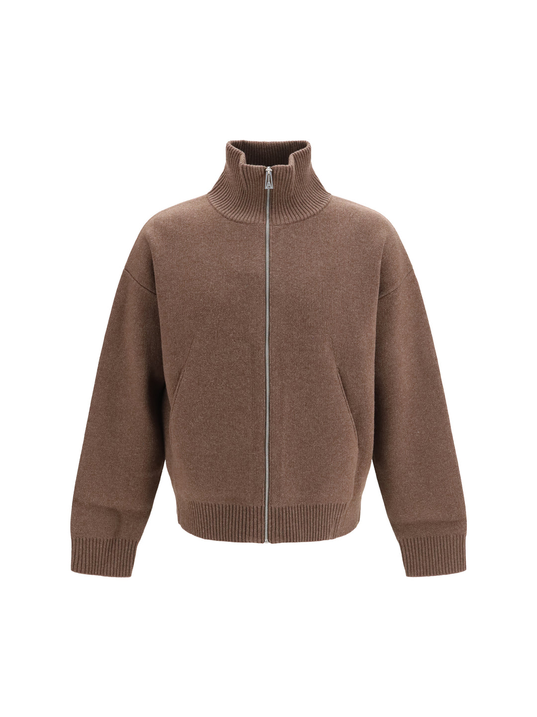 Core wool zip-Up Sweater 1
