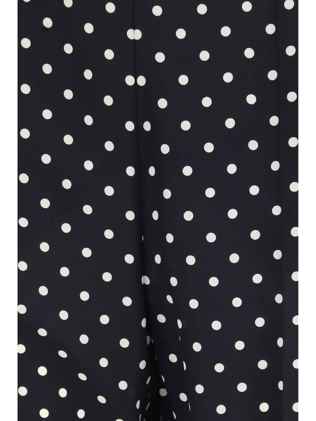 Polka-dot crêpe de chine Pants