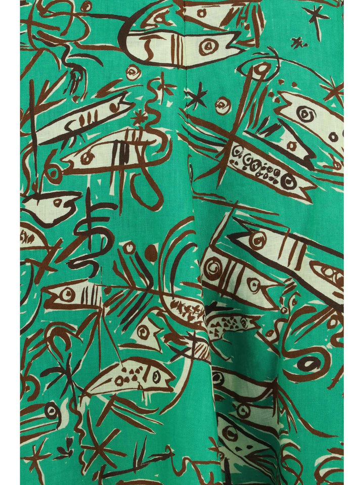 Fish Sticks mini linen Dress