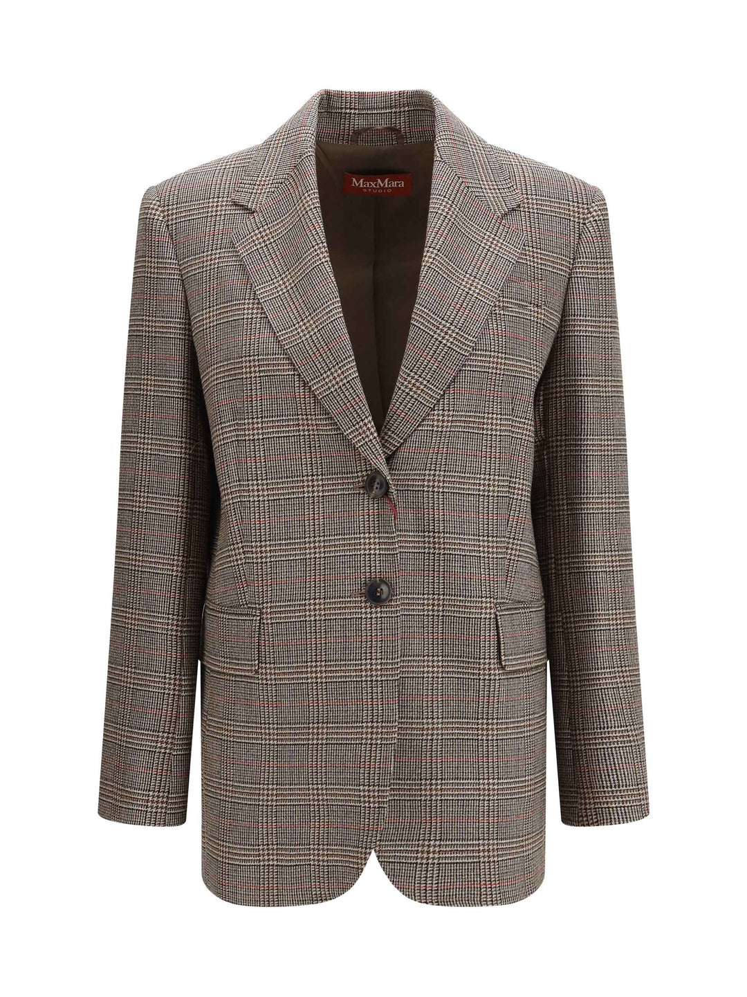 Checked pattern wool Blazer
