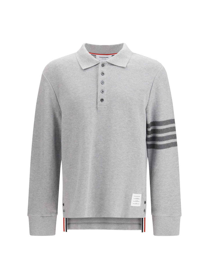 Piqué long-sleeve Polo