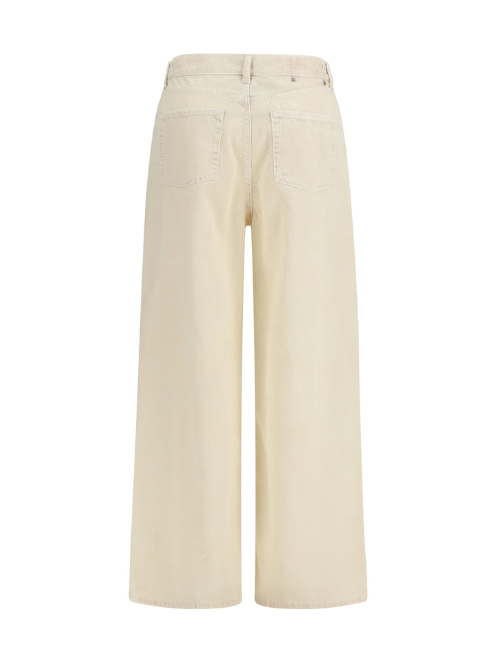 Wide-leg cotton denim Jeans 2