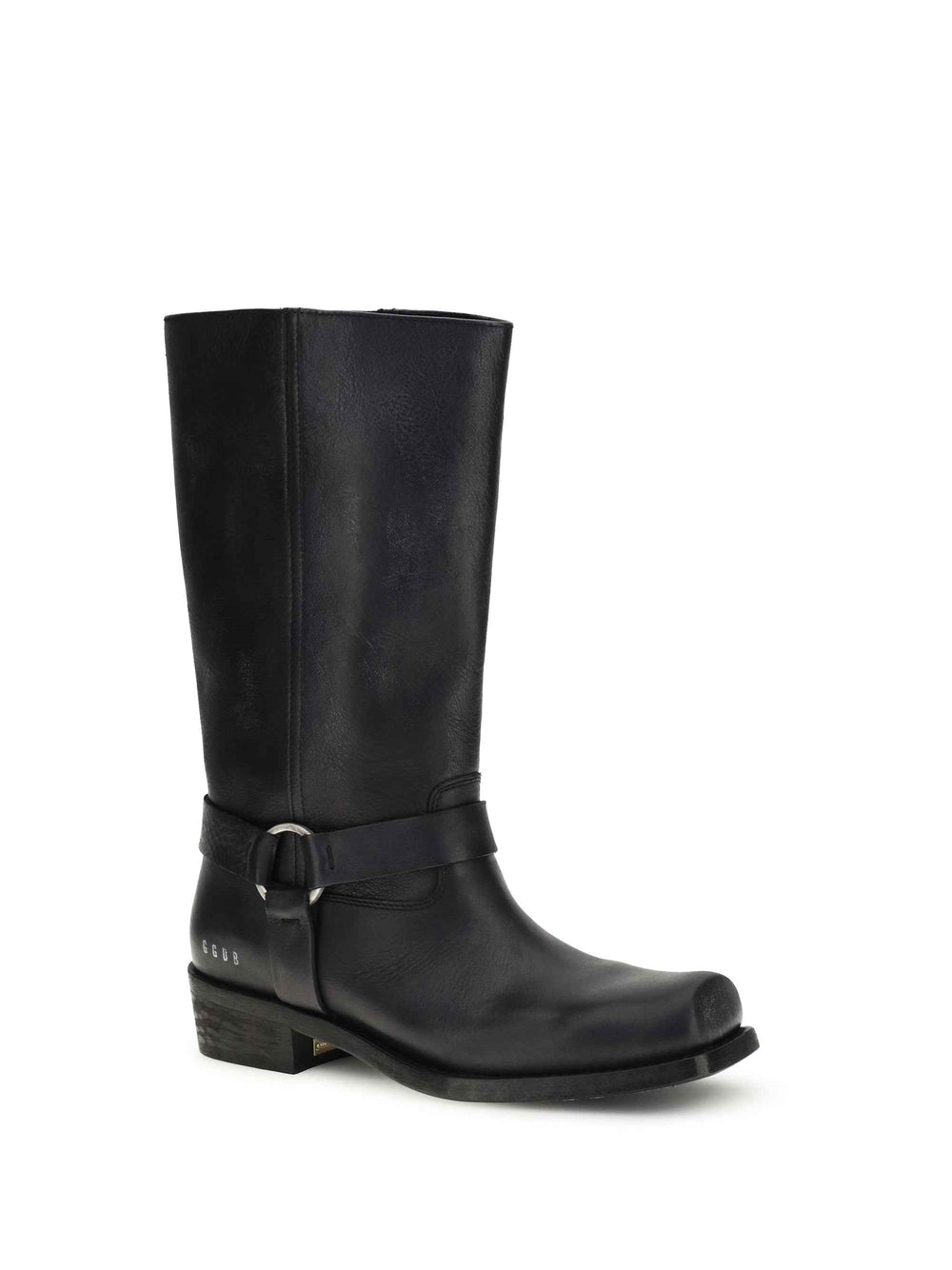 Leather Biker Boots