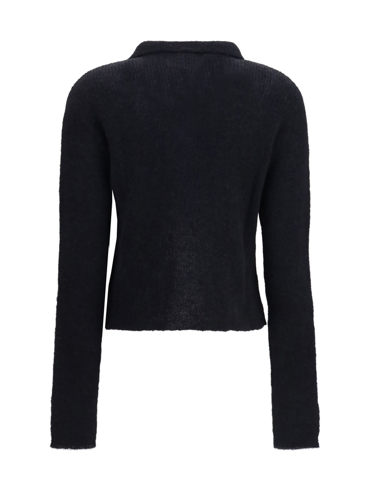 Mazzy Polo Sweater in alpaca blend 2