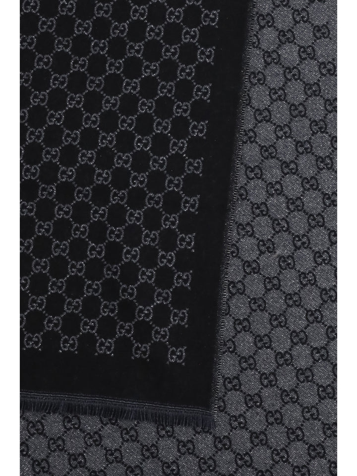 Miss Stenny GG Monogram wool Scarf 3