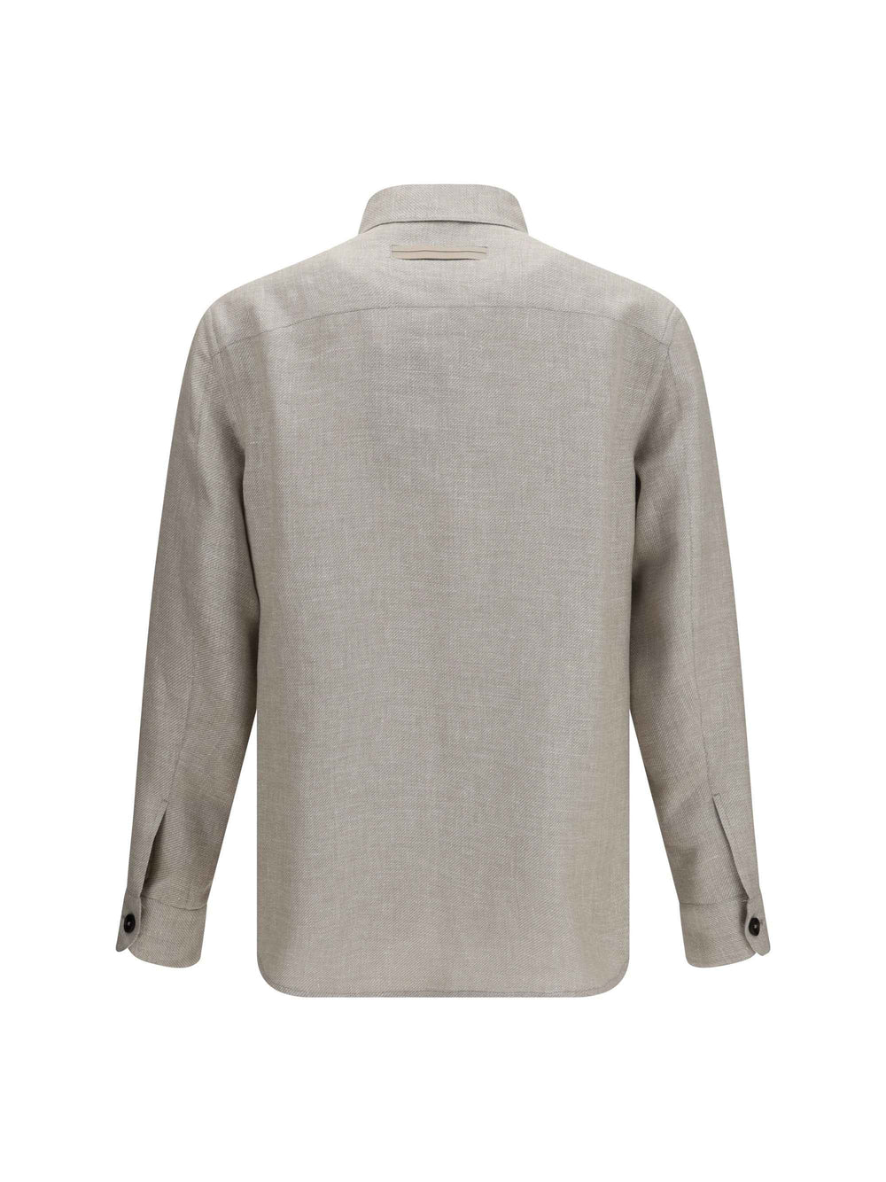 Cashmere, linen, and silk Overshirt