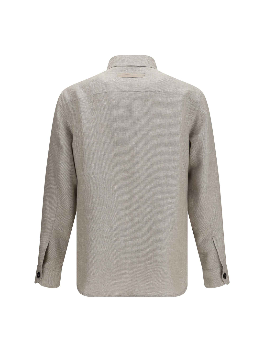 Cashmere, linen, and silk Overshirt