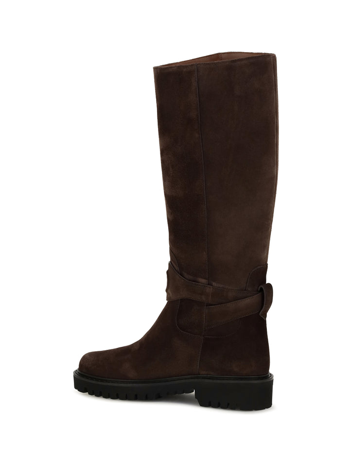 VLogo Signature suede High Boots 3