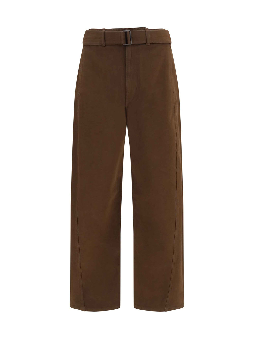 Heavy dyed twill Belted Pants
