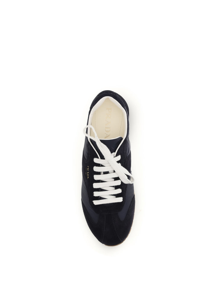 Suede and fabric Sneakers 4