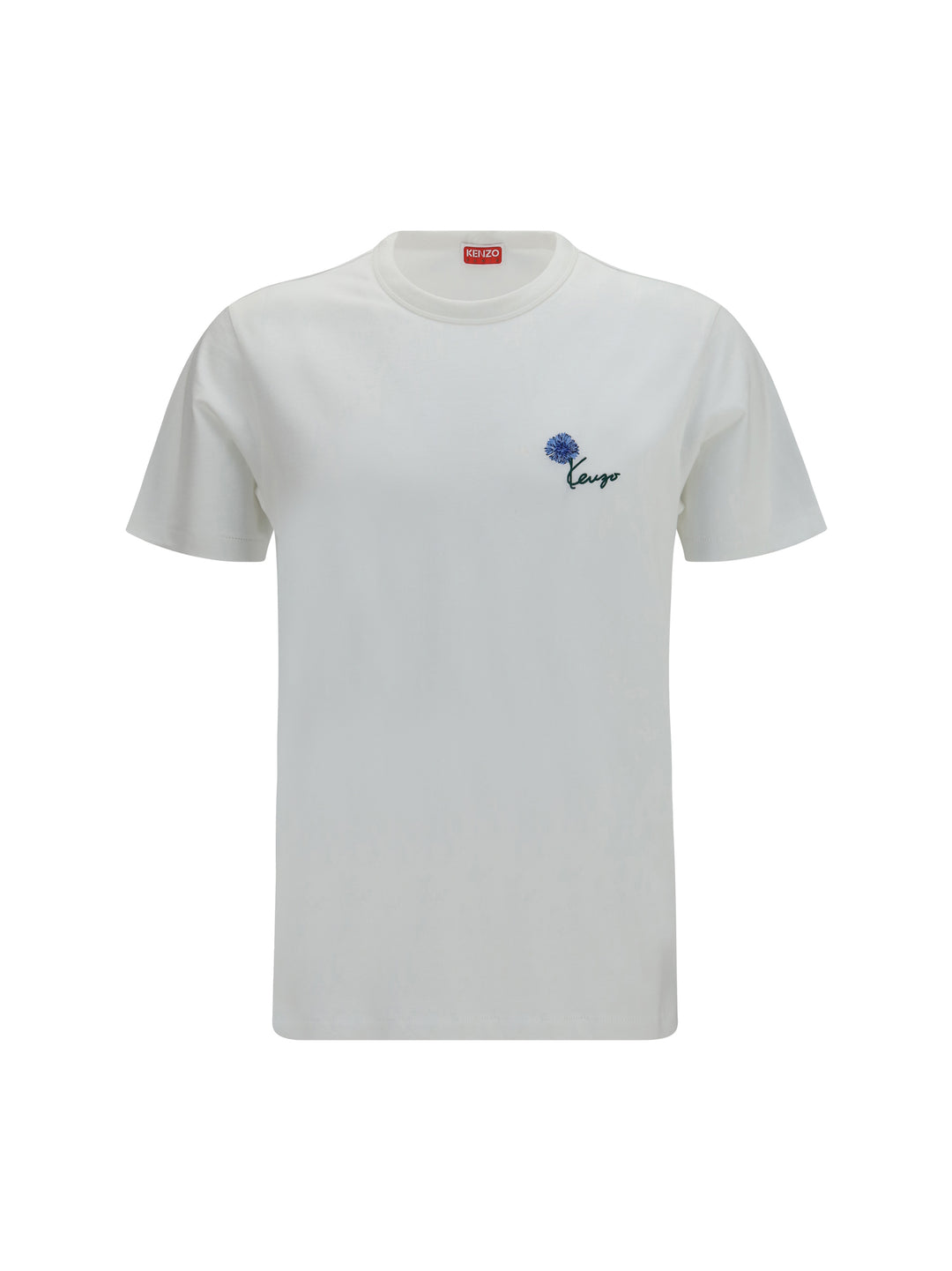 Kenzo Tulip embroidered cotton T-shirt 1