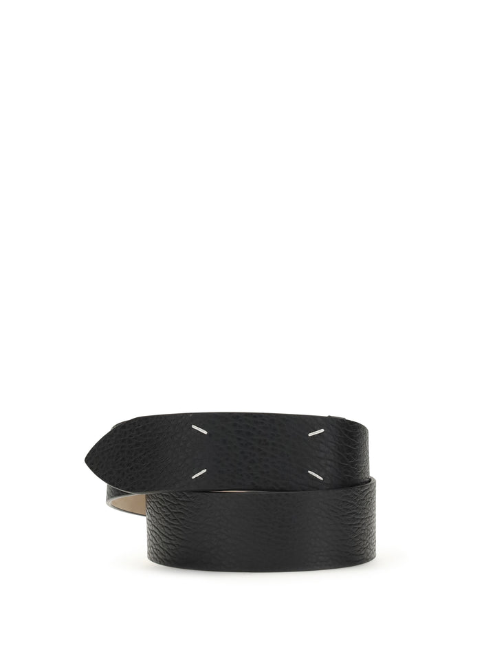 Grained Four-Stitch Belt 1